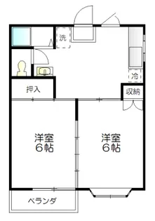 K・フラット【1階】の間取り