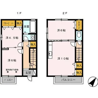 静岡県静岡市葵区上土2【一戸建】の間取り