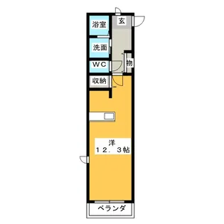 フリーデ【3階】の間取り