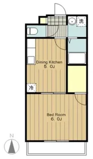 アンプルールフェールベル【2階】の間取り