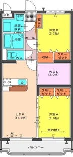 La Vie Bell Takeda(ラヴィベール竹田)【2階】の間取り