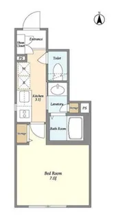 Qualista上北沢【1階】の間取り