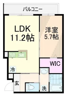東京都杉並区下高井戸1【アパート】の間取り