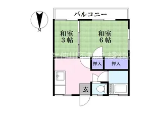 東京都足立区辰沼2【アパート】の間取り