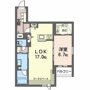 ヒストリア堀川小泉【4階】の間取り