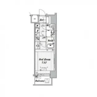 東京都墨田区石原3【マンション】の間取り