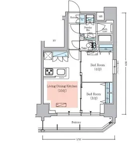 東京都台東区浅草橋5【マンション】の間取り