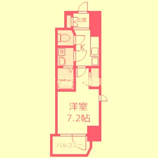 大阪府大阪市此花区西九条3【マンション】の間取り