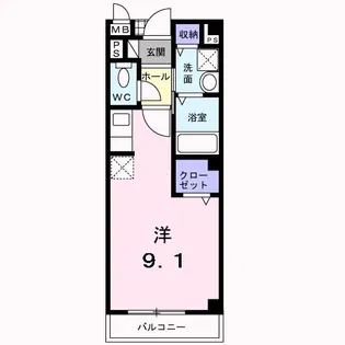 アウル【2階】の間取り