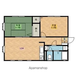 茨城県鹿嶋市宮中3【一戸建】の間取り