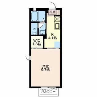 フィニックスB【1階】の間取り