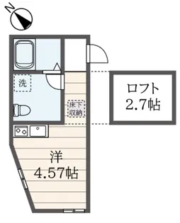 WITHPLACE大岡【1階】の間取り