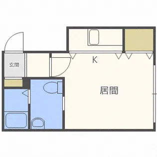 北海道札幌市中央区大通西16【マンション】の間取り