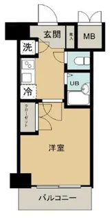 CYNTHIA FOUR-D GOTANDA-WEST【3階】の間取り