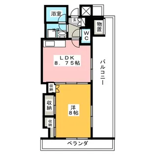 カーサ聖【4階】の間取り