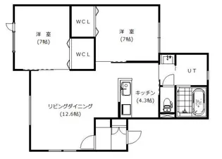 シュシュメゾン【1階】の間取り