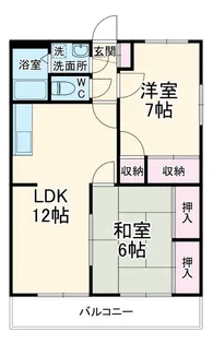 アベニールB【2階】の間取り