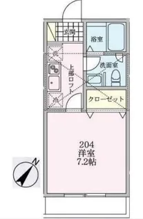 読売ランド前エスケーハウス【2階】の間取り