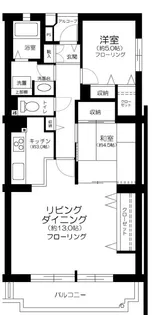 パルシティ徳丸一号棟【4階】の間取り