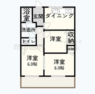 シンハイツ中村【3階】の間取り