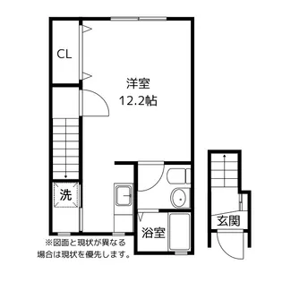 White Square【1階】の間取り