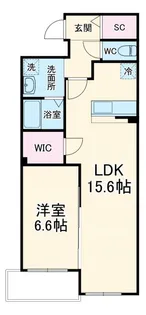 (仮称)平塚市宮の前新築マンション【1階】の間取り