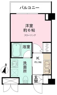 CYNTHIA代田橋III【6階】の間取り