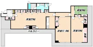 千葉県市川市妙典4【マンション】の間取り
