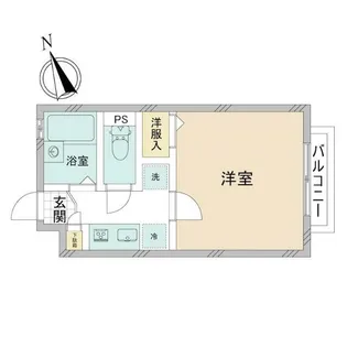 ドミールオオタ【1階】の間取り