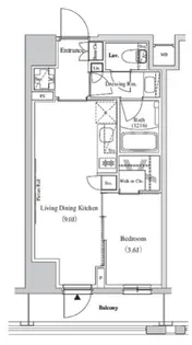 ザ・パークハビオ蕨【5階】の間取り
