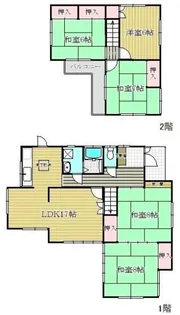 千葉県成田市玉造1【一戸建】の間取り