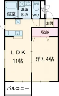 シエルヴィスタ【3階】の間取り