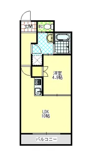 イーストコート【9階】の間取り