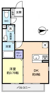 ヴィクトワールH1【2階】の間取り