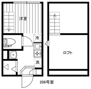 Coron Heiwadai【2階】の間取り
