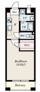 S-FORT鈴鹿【4階】の間取り