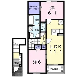 ストリーム II【2階】の間取り