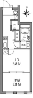 東京都八王子市北野町【マンション】の間取り
