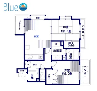 パーク・ノヴァ大船【4階】の間取り