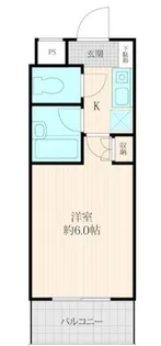 プラシエンテ大井【1階】の間取り