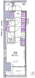 シティハウス東麻布【10階】の間取り