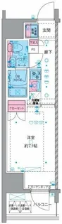 神奈川県横浜市中区松影町4【マンション】の間取り