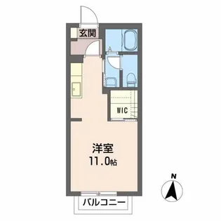 グリーンベルB【1階】の間取り
