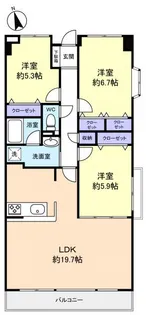 アルデールヒルズ【8階】の間取り