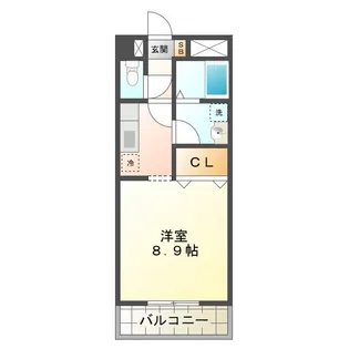 ハートランド栗真【3階】の間取り