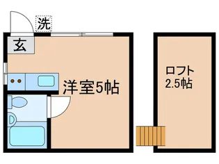 小倉ハイツ【2階】の間取り