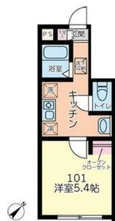 バーミープレイス浜田山【1階】の間取り