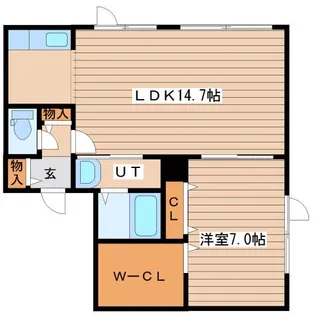 SKY PARK 宮の沢II【5階】の間取り