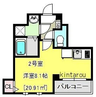 IBIS【3階】の間取り