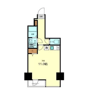 アクセス淀橋【8階】の間取り